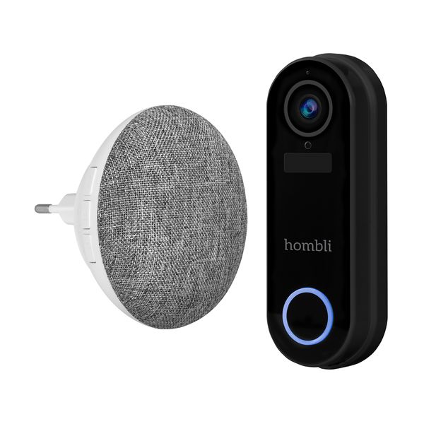 Hombli Hombli Smart Doorbell 2 & Chime 2 Black Smart Home