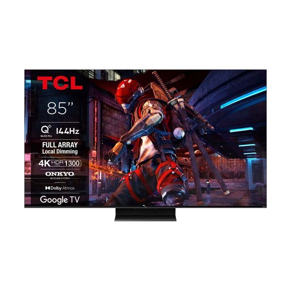 TCL QLED 85C745 85" Τηλεόραση Google TV 4K