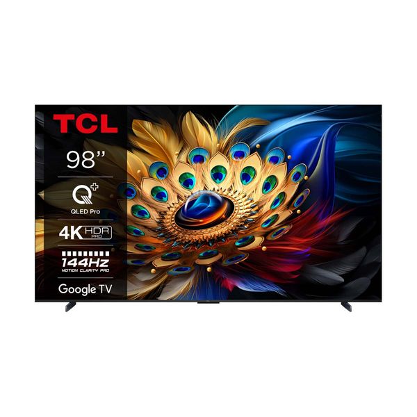 TCL QLED 98C655 98" Τηλεόραση Google TV 4K