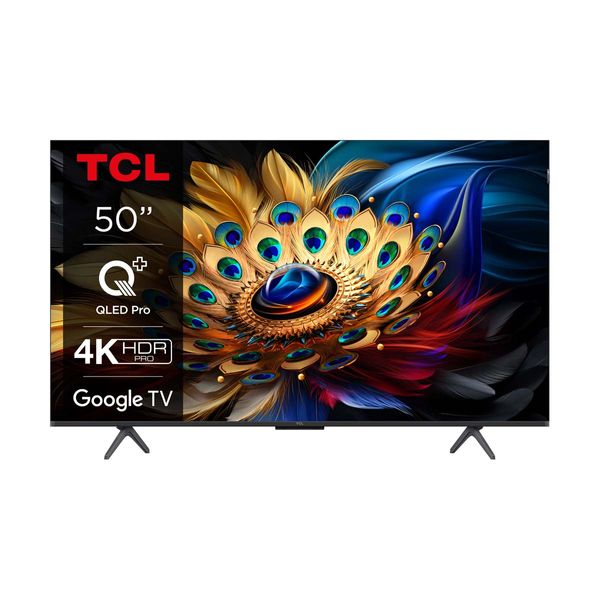 TCL QLED 50C655 50" Τηλεόραση Google TV 4K