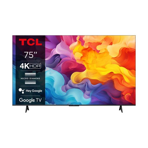 TCL LED 75P655 75" Τηλεόραση Google TV 4K