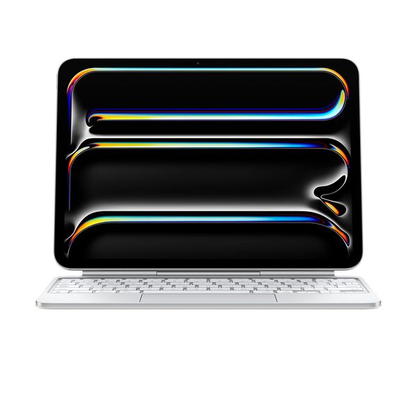 Apple iPad Pro 11" M4 Magic Keyboard GR White Πληκτρολόγιo