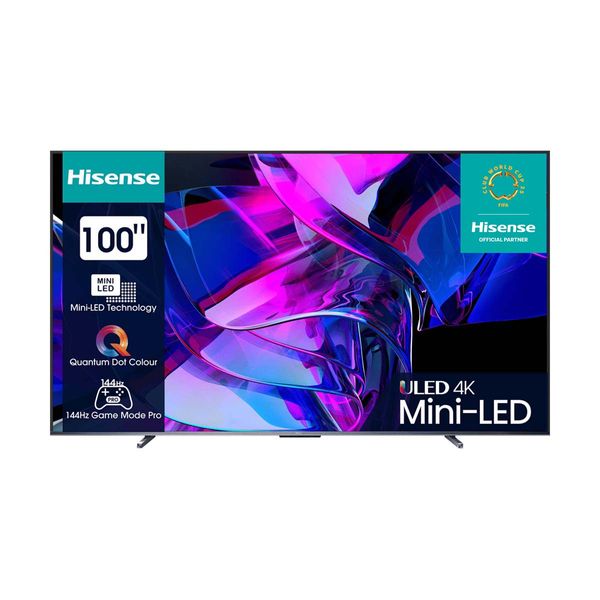 Hisense Mini LED 100U7KQ 100" Τηλεόραση Smart 4K