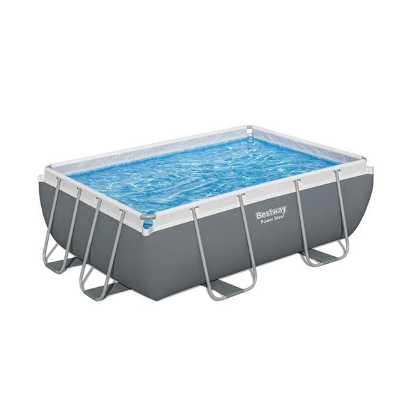 Bestway Power Steel Rectangular Pool Set 282 x 196 x 84 cm 56629 Πισίνα
