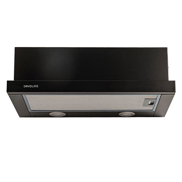 Davoline Omega Plus Black 60 Απορροφητήρας Συρόμενος