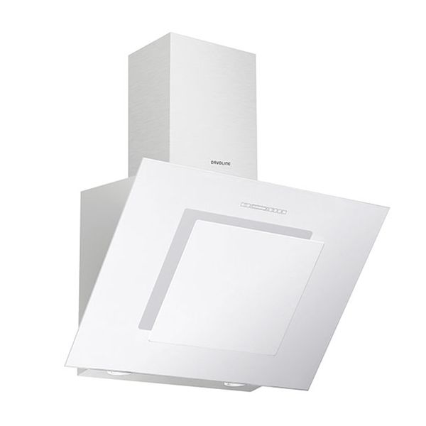 Davoline Feel Glass 90 White Απορροφητήρας Εντοιχιζόμενος