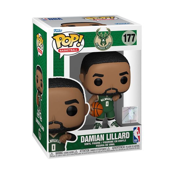 Funko Pop! NBA Milwaukee Bucks - Damian Lillard #177 Φιγούρα