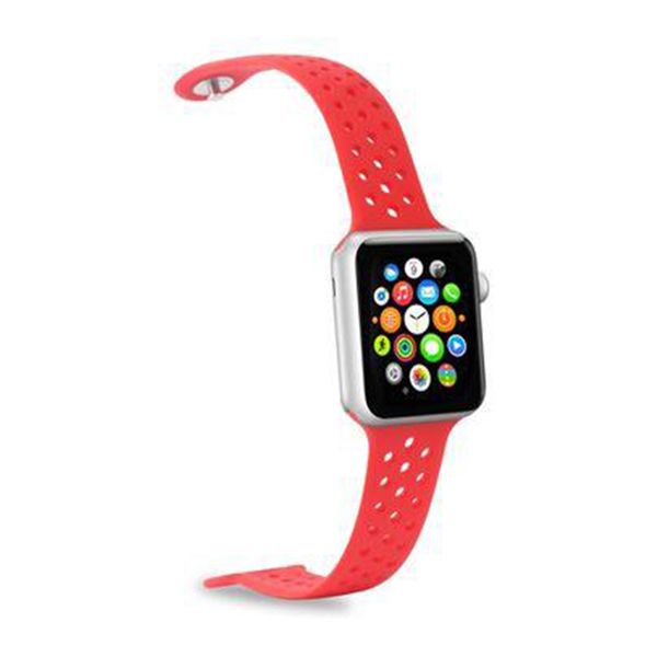 Celly Apple Watch Silicone 42-44 Red Λουράκι Smartwatch