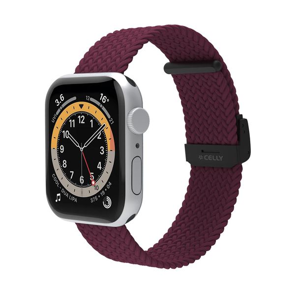 Celly Fabric 42-45mm Violet Λουράκι Smartwatch