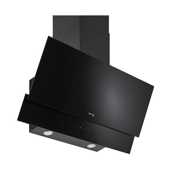 Pyramis Livelo 60cm 065038801 Black Απορροφητήρας Καμινάδα