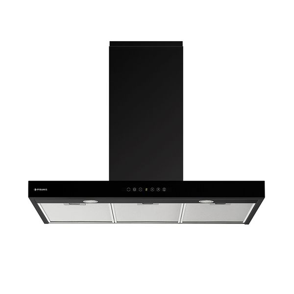 Pyramis Agilo 60cm 065040201 Black Απορροφητήρας Καμινάδα