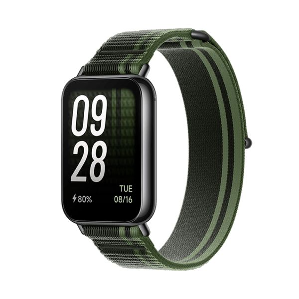 Xiaomi 4/Band 8 Pro Braided Green Λουράκι Smartwatch