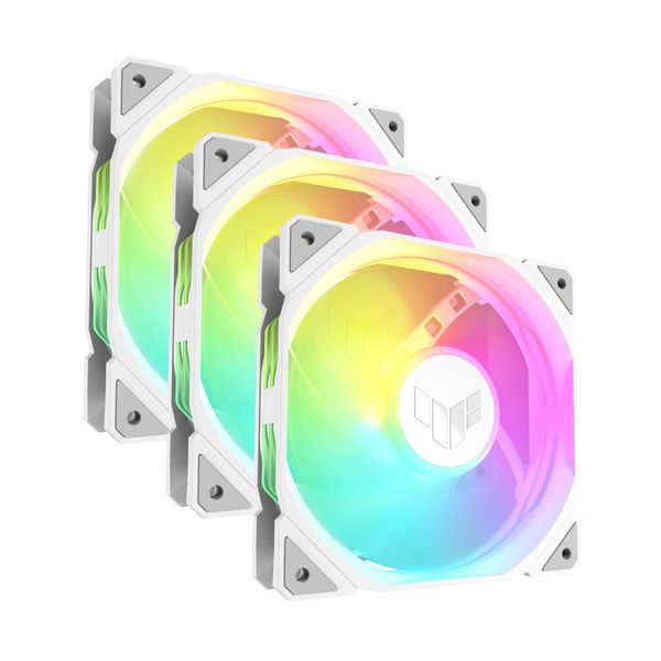 Asus TUF Gaming TR120 Reverse Blade Triple Pack White Ανεμιστήρας Υπολογιστή