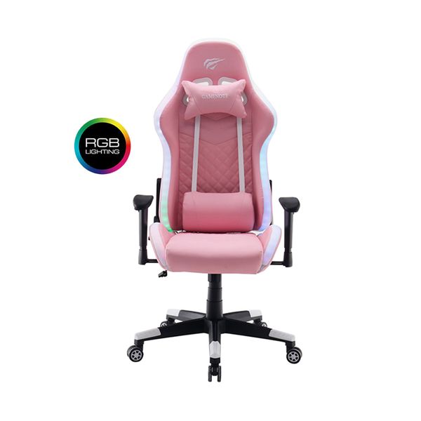 Gamenote GC927 Pink RGB Gaming Καρέκλα