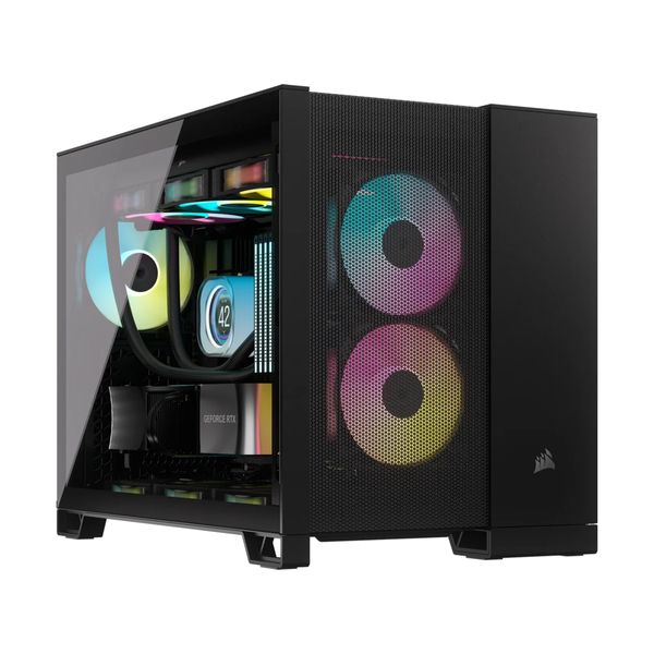 Corsair 2500D AirFlow TG Dual Chamber Black Κουτί Η/Υ