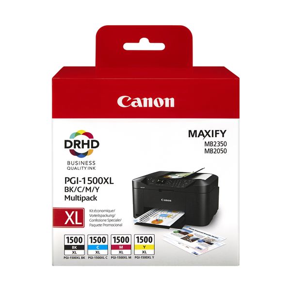 Canon Canon Multipack PGI-1500XL (BK-C-M-Y) Μελάνι InkJet