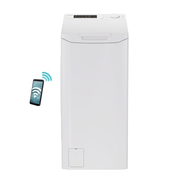 Candy TCA283D2-S 8kg Πλυντήριο Ρούχων Άνω Φόρτωσης