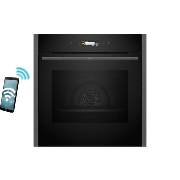 Neff B24CR31G0 Black Φούρνος Εντοιχιζόμενος