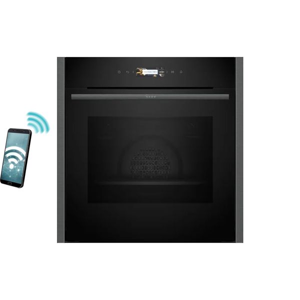 Neff B24CR71G0 Black Φούρνος Εντοιχιζόμενος