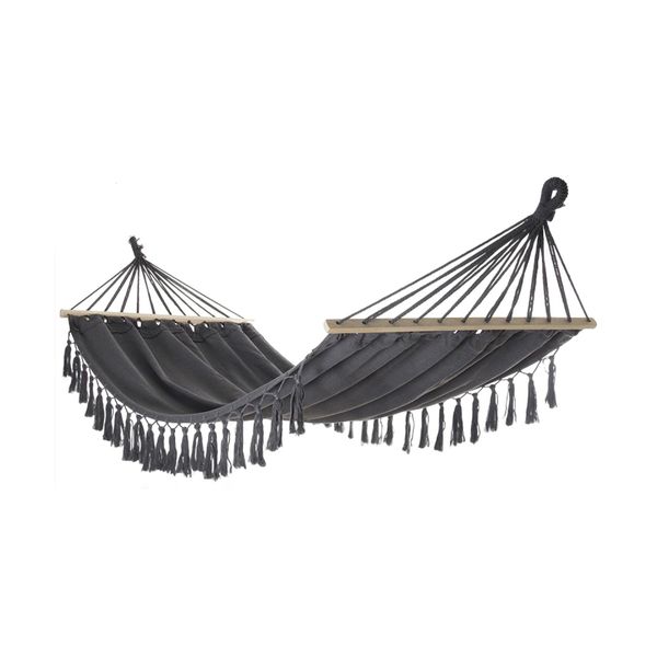 Velco Βαμβακερή 200x100cm Γκρι Αιώρα