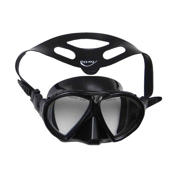 Fortis Σιλικόνης Ενηλίκων Μαύρη Μάσκα Κολύμβησης