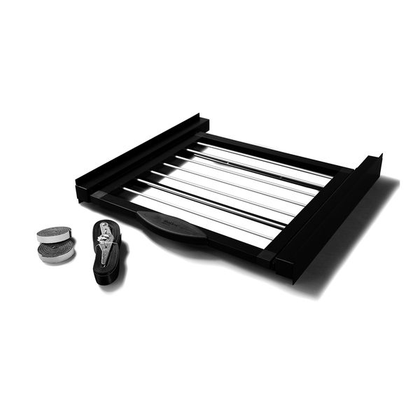 Roller Βάση Σύνδεσης Πλυντηρίου/Στεγνωτηρίου με Απλώστρα Μαύρο