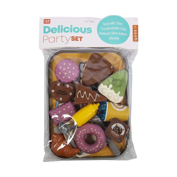 Σετ Γλυκά για Πάρτυ σε Δίσκο 16Τμχ 8708