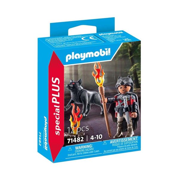 PLAYMOBIL® Πολεμιστής με Λύκο 71482