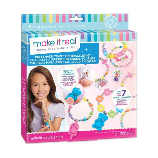 Make it Real Pop! Shake! Twist! DIY Bracelet Kit 1328