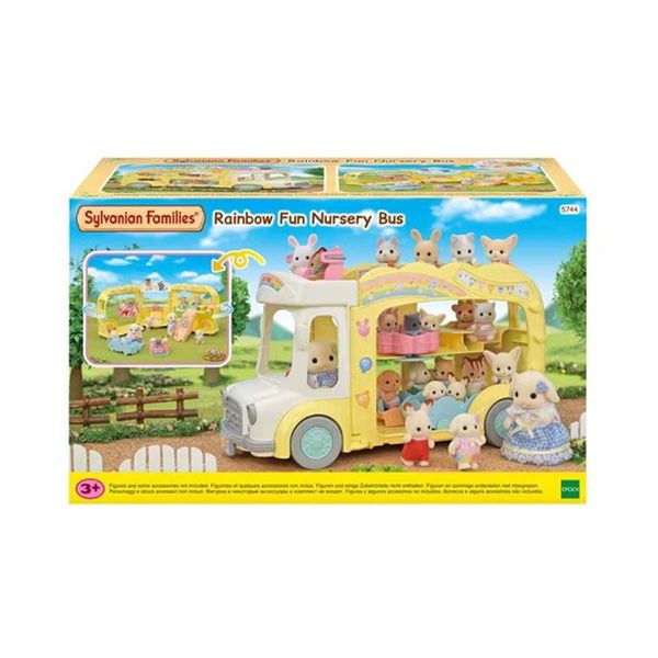 Sylvanian Families: Rainbow Fun Nursery Bus 5744