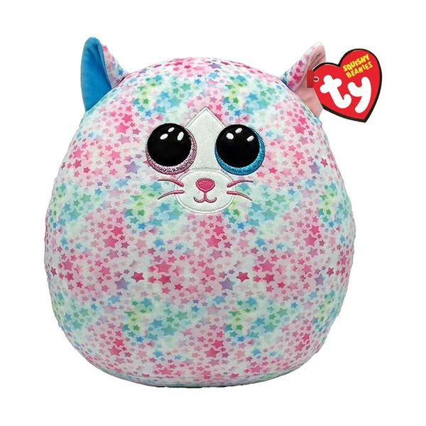 TY Squishy Beanies Λούτρινο 25cm Γάτα με Αστεράκια 1607-39264
