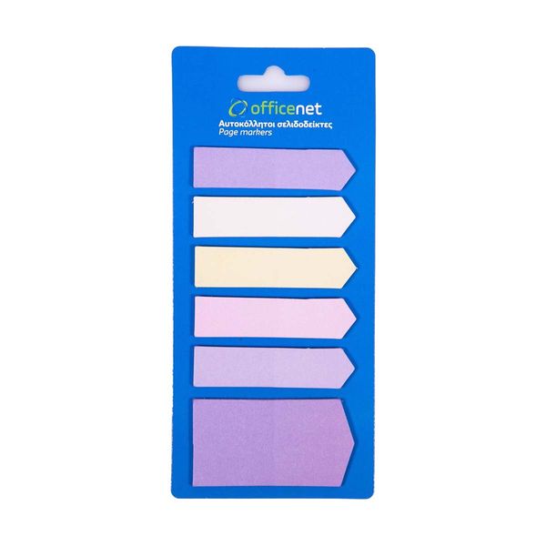 OfficeNet Σελιδοδείκτες Αυτοκόλλητοι Παστέλ 12 x 45 mm