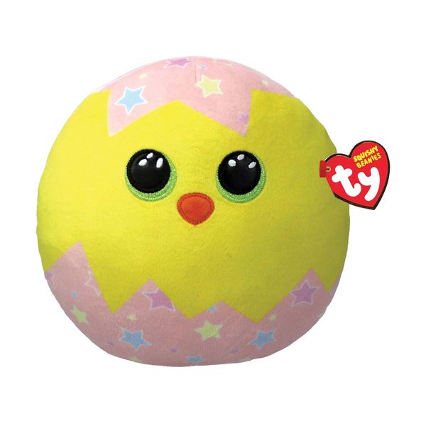 TY TY Squishy Beanies Λούτρινο 30cm Κοτόπουλακι σε Αβγό 1607-39370