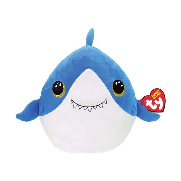 TY Squishy Beanies Λούτρινο 30cm Καρχαρίας Μπλε 1607-39366