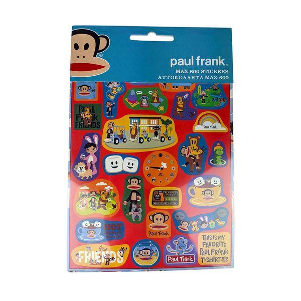 BMU Max Αυτοκόλλητα Paul Frank 600 Τεμάχια 775-28279