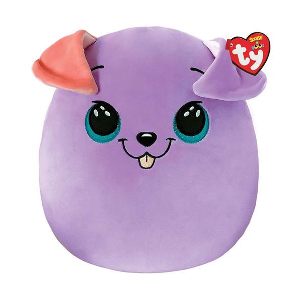TY Squishy Beanies Λούτρινο 30cm Σκύλος Μωβ 1607-39312