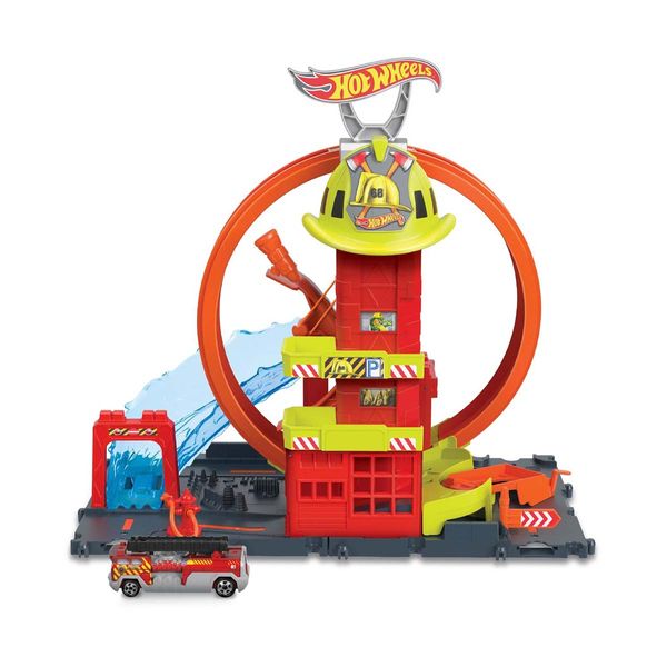 Hot Wheels Hot Wheels City Πίστα Πυροσβεστικός Σταθμός HKX41