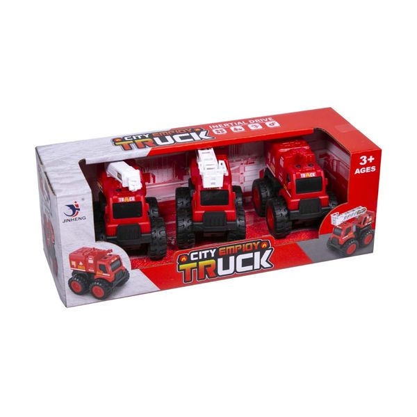 Σετ Οχήματα Πυροσβεστικής 3Τμχ 1199-1C