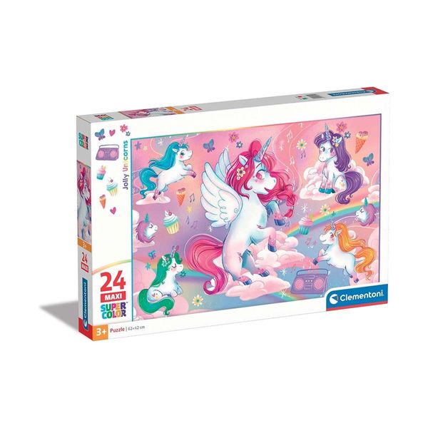 Clementoni Clementoni Παζλ 24Τμχ Maxi S.C. Jolly Unicorns 1200-28525