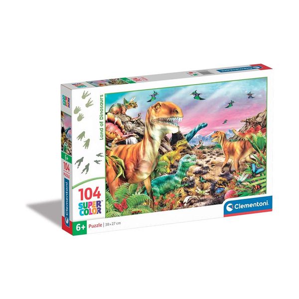 Clementoni Παζλ 104Τμχ S.C. Land Of Dinosaurs 1210-25768