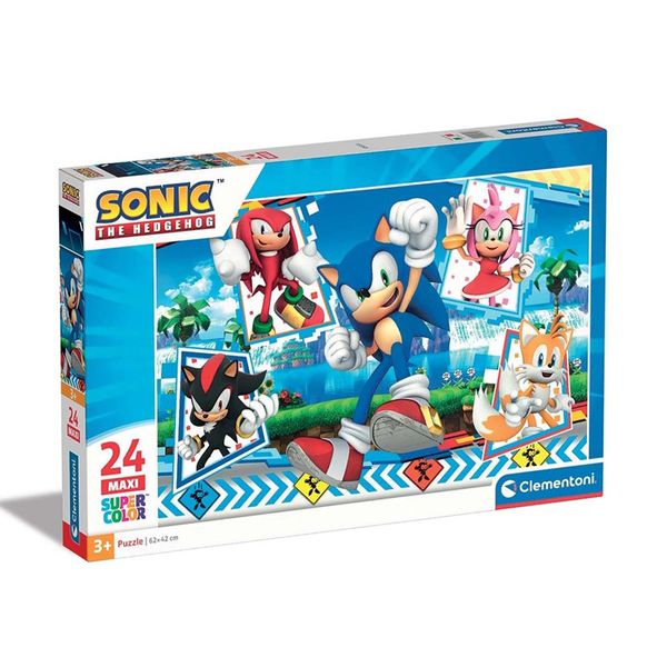 Clementoni Clementoni Παζλ 24Τμχ Maxi S.C. Sonic 1200-28526