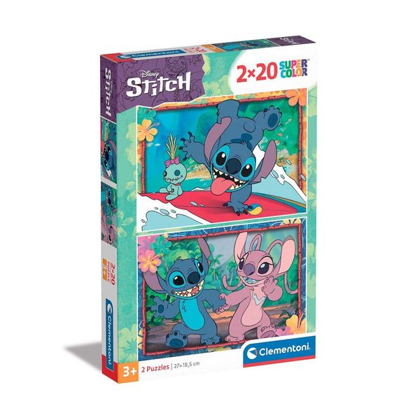 Clementoni Παζλ 2x20Τμχ S.C. Stitch 1200-24809
