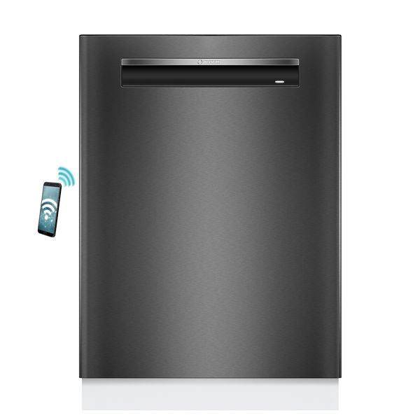 Bosch SMP4ECC71S Black Υποτοιχιζόμενο Εντοιχιζόμενο Πλυντήριο Πιάτων