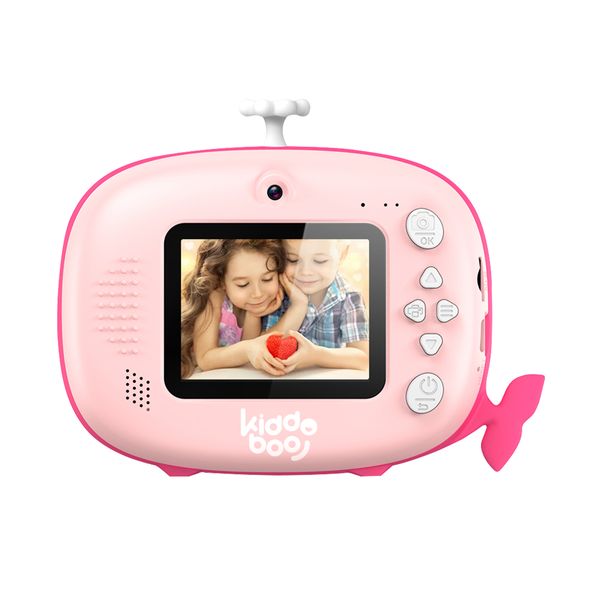 Kiddoboo FotoFun 2 Whale Pink Φωτογραφική Μηχανή