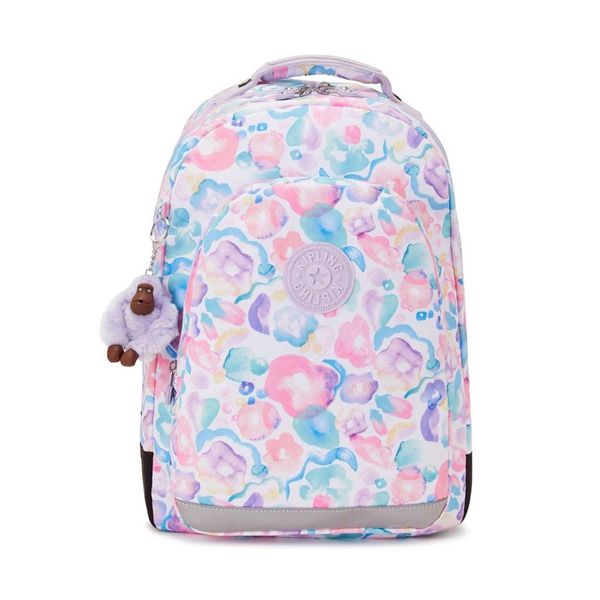 Kipling Class Room Aqua Flowers I7090-2FW Τσάντα Πλάτης