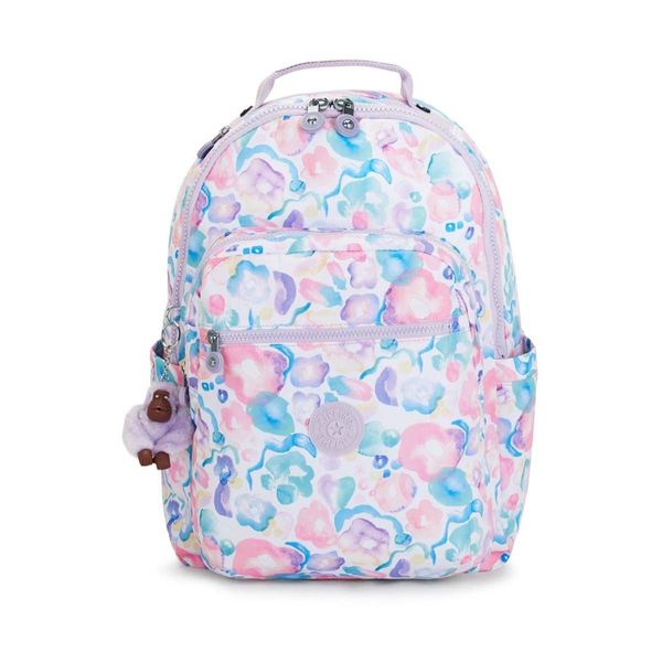 Kipling Seoul Aqua Flowers I4851-2FW Τσάντα Πλάτης