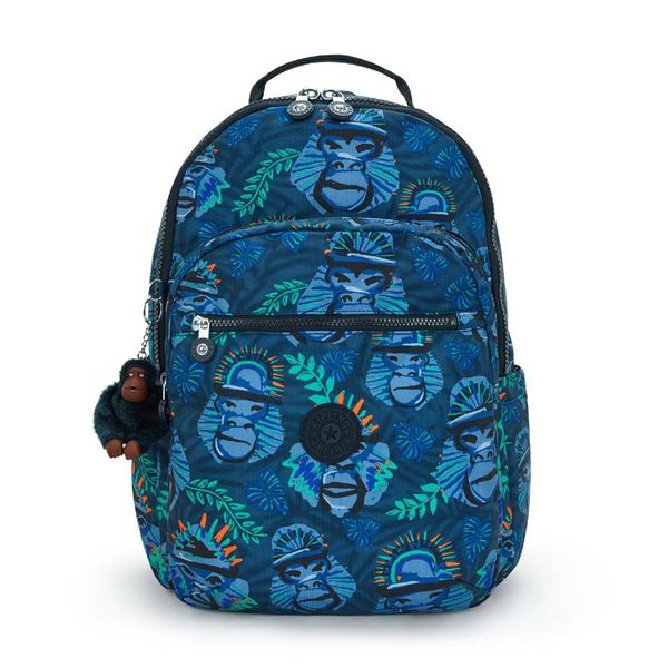 Kipling Seoul Blue Monkey Fun I5816-8HJ Τσάντα Πλάτης