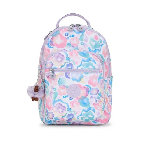 Kipling Seoul S Aqua Flowers I5357-2FW Τσάντα Πλάτης