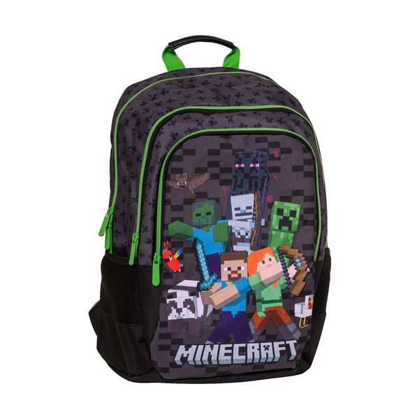 Graffiti Πολυθεσιακή Black Minecraft 248212 Τσάντα Πλάτης