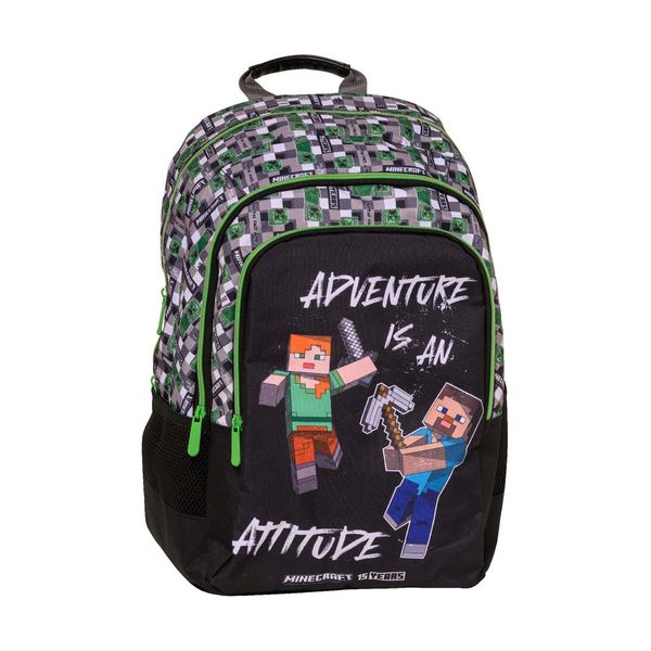 Graffiti Πολυθεσιακή Green Minecraft 248211 Τσάντα Πλάτης